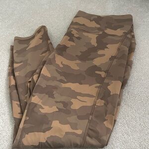 Lululemon High Rise Camouflage Leggings